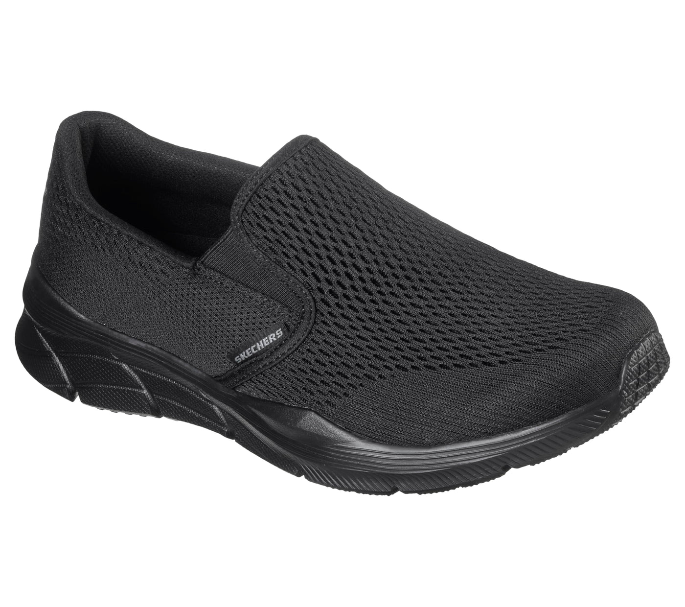 Skechers mens Slip-on Loafer, Black/Black, 14 US