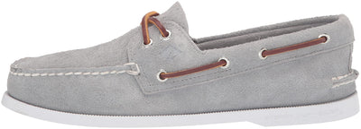 Sperry Men's A/O 2-Eye Varsity Boat Shoe 13 Grey