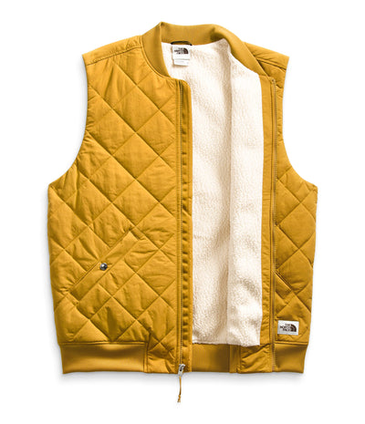 THE NORTH FACE Men's Cuchillo Insulated Vest, Arrowwood Yellow/Bleached Sand, M