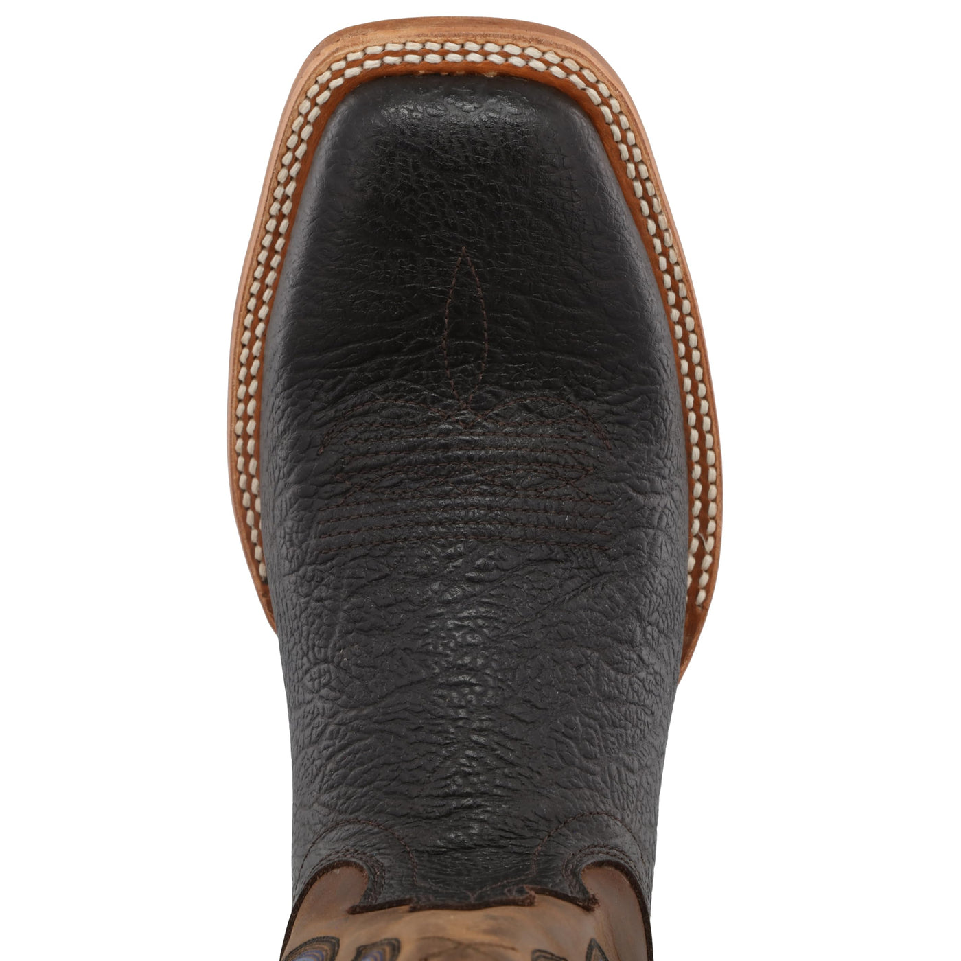 Twisted X Men's 12" Rancher, Wide Square Toe with CellSole, Black & Coffee, 13 D