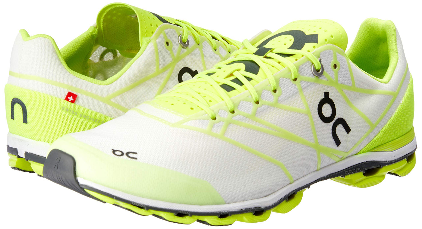 ON Running Men's Cloudflash Speed Shoe Neon/White Size 11