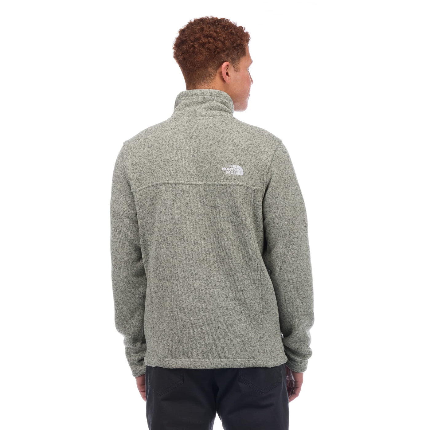 THE NORTH FACE Tsillan Full Zip Mens Fleece Granite Bluff Tan Heather Sz S