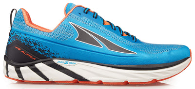 ALTRA Men's ALM1937K Torin 4 Plush Road Running Shoe, Blue/Orange - 7.5 M US