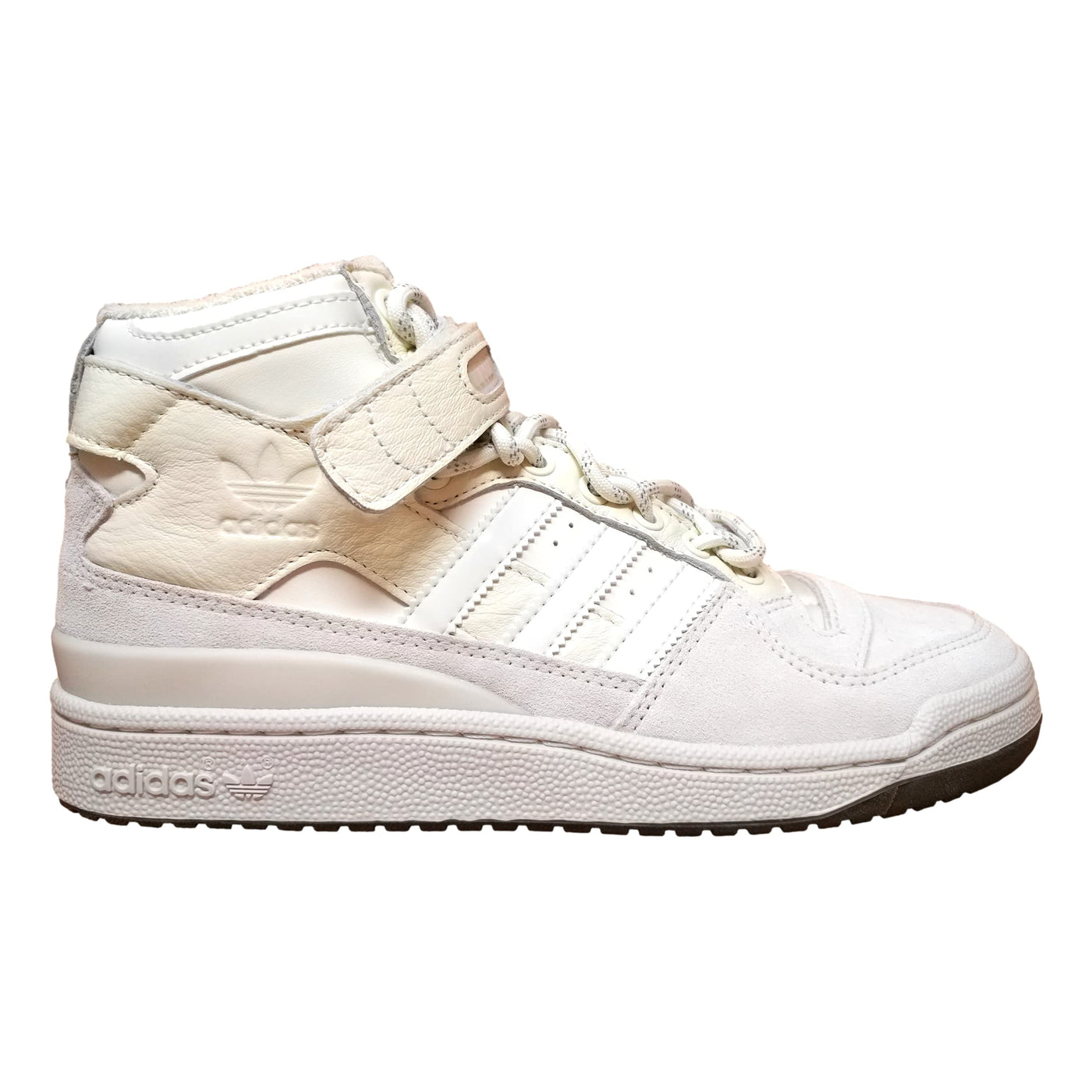 adidas Originals Men's Ivy Park Forum Mid Sneaker (Aluminum/Court White/Brown, 6)