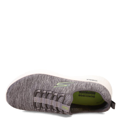 Skechers Men's Go Walk Flex - Ultra Slip-On Casual Walking Sneaker 8.5 Gray/Lime