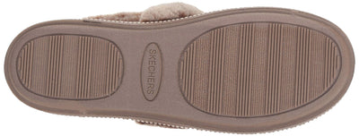 Skechers Women's Cozy Campfire-Team Toasty Slipper, Dark Taupe, 9.5