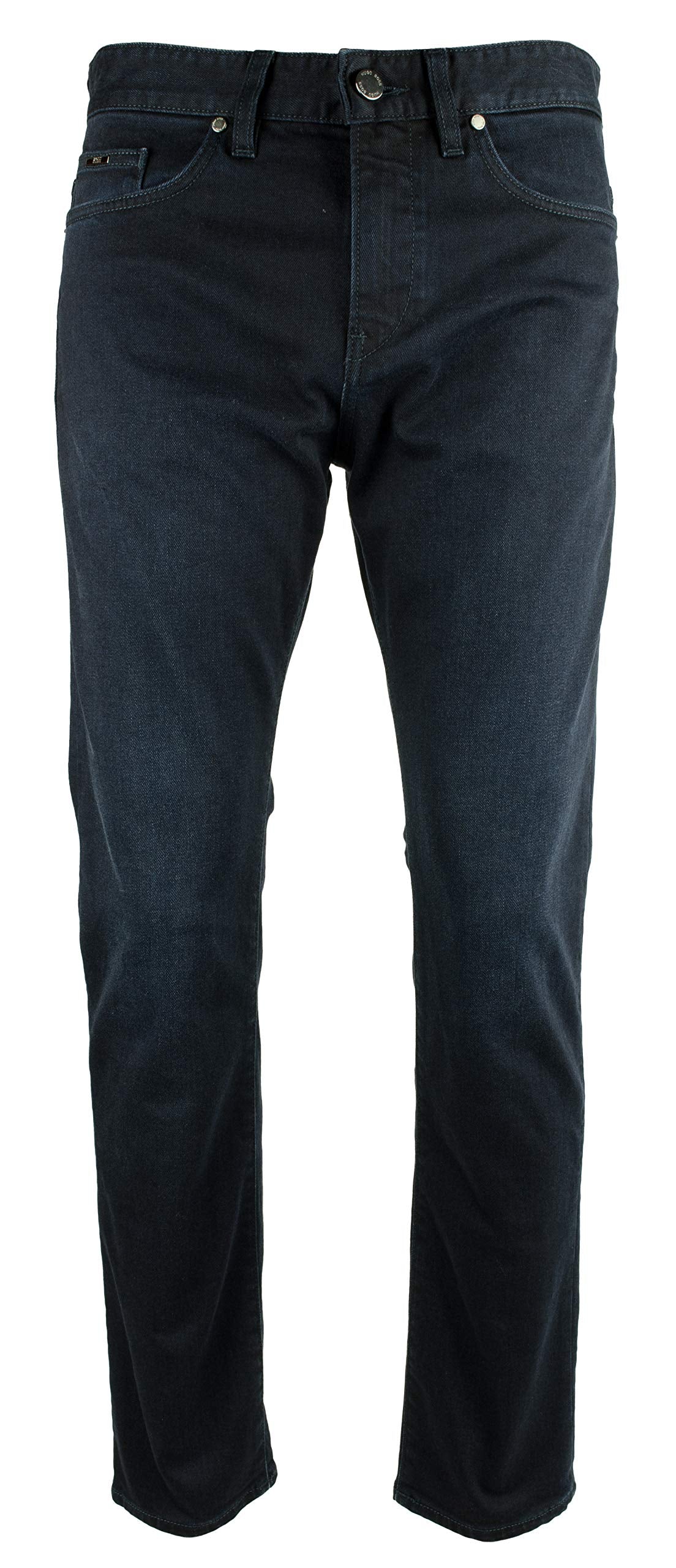 Hugo Boss Men's Delaware Slim Fit Stretch Jeans-N-30WX32L Navy