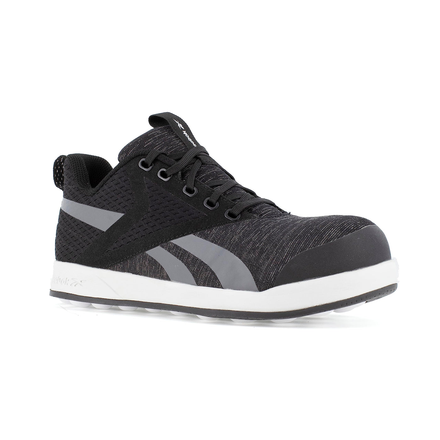 Reebok Women's Rb236 Ever Road 3.0 DMX Work Construction Oxford Shoe Black and Grey Safety 9 B (M) Black/Grey