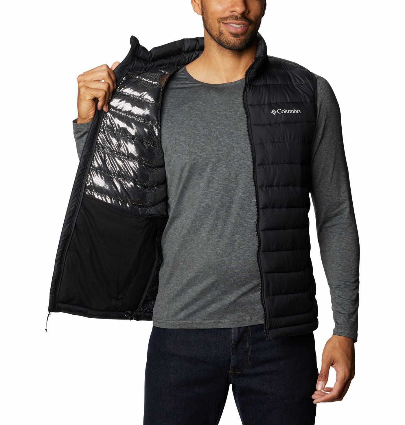 Columbia Men's Powder Lite Vest, Black, X-Large