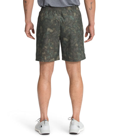 THE NORTH FACE Men's Printed Wander Short 9", Thyme Crosshatch Camo Print, XL-REG