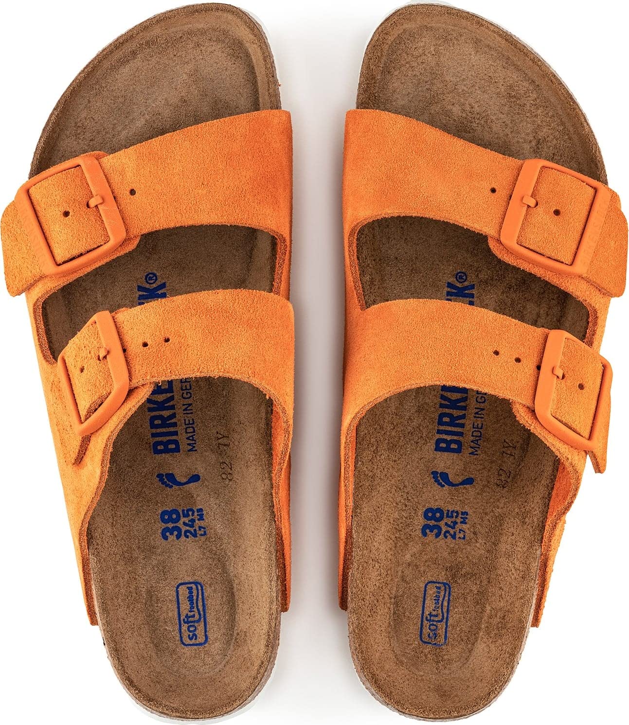 Birkenstock Women's, Arizona Soft Footbed Sandal - Narrow Width Russet 39 M(8-8.5)