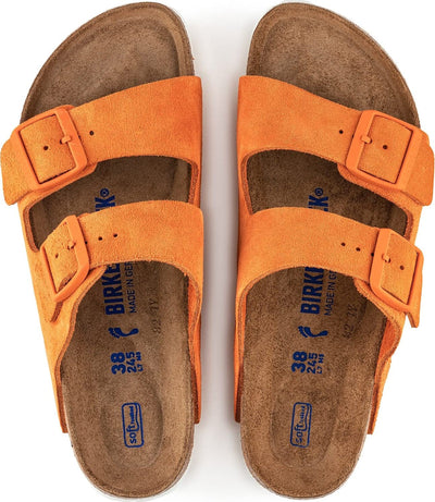 Birkenstock Women's, Arizona Soft Footbed Sandal - Narrow Width Russet 39 M(8-8.5)