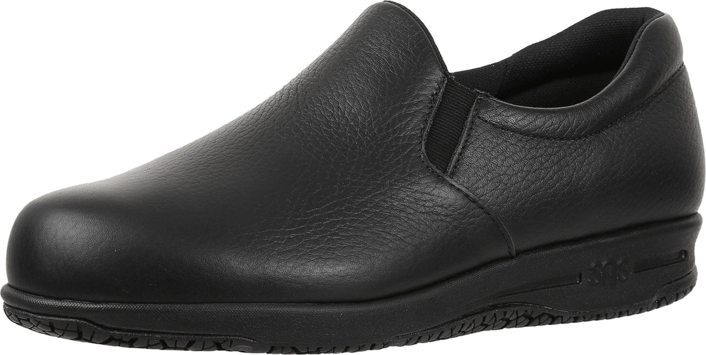 SAS Women's Patriot Slip-Resistant Slip-On Shoe 9.5 X-Narrow Black