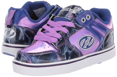 Heelys Girl's Motion 2.0 (Little Kid/Big Kid/Adult) Lilac/Electric Blue/Lightning 2 Little Kid