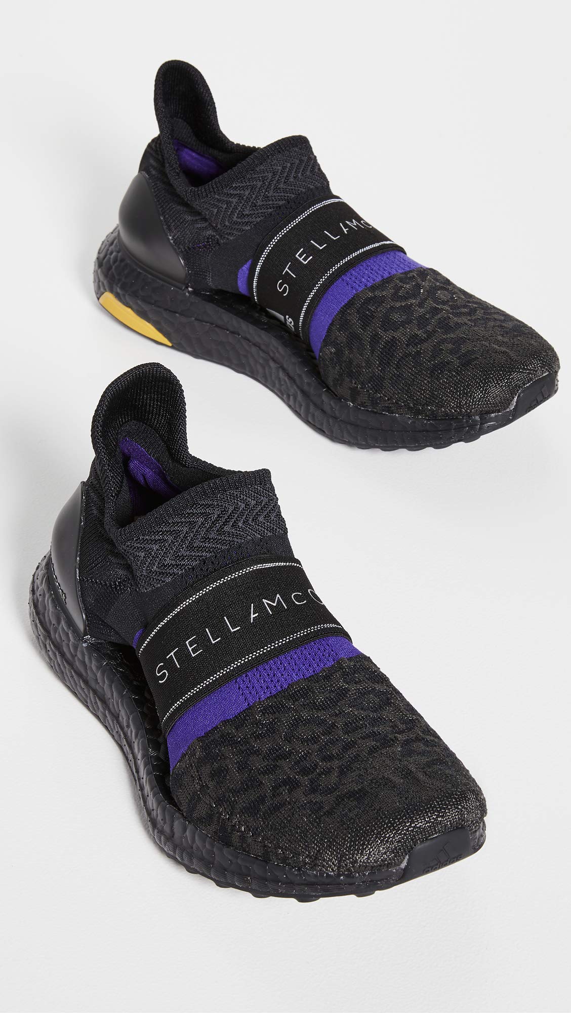 adidas by Stella McCartney Ultraboost X 3.D. Knit Sneaker Core Black/Core Purple 7 M