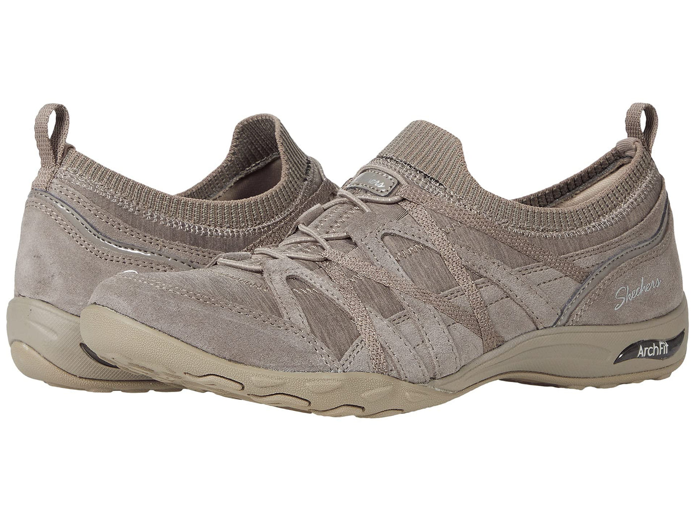 Skechers Women's Sneaker, 0 9 Grey Taupe