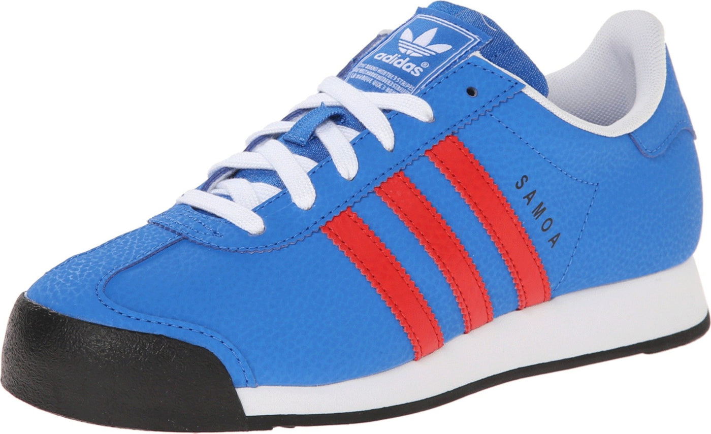 adidas Originals Kids Samoa (Big Kid) Bluebird/Red/Core Black 6.5 Big Kid M