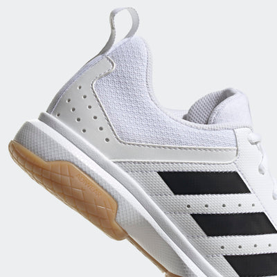 adidas Women's Ligra 7 Indoor Court Shoe 9.5 White/Black/White