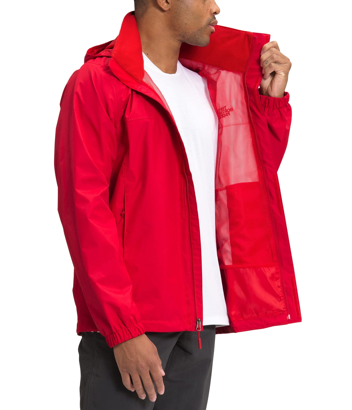 THE NORTH FACE Men's Resolve Waterproof Jacket, TNF Red, Medium