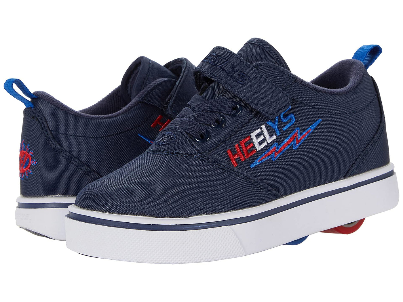 HEELYS Boy's Pro 20 X2 (Little Kid/Big Kid) Navy/Red/White Lightning 12 Little Kid M