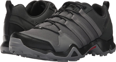 adidas Men's Terrex AX2R Shoe (8 - Carbon/Grey Four/Solar Slime)