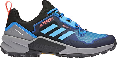 adidas Men's Terrex Swift R3 Gore-TEX Hiking Shoe, Blue Rush/Sky Rush/Core Black - 10