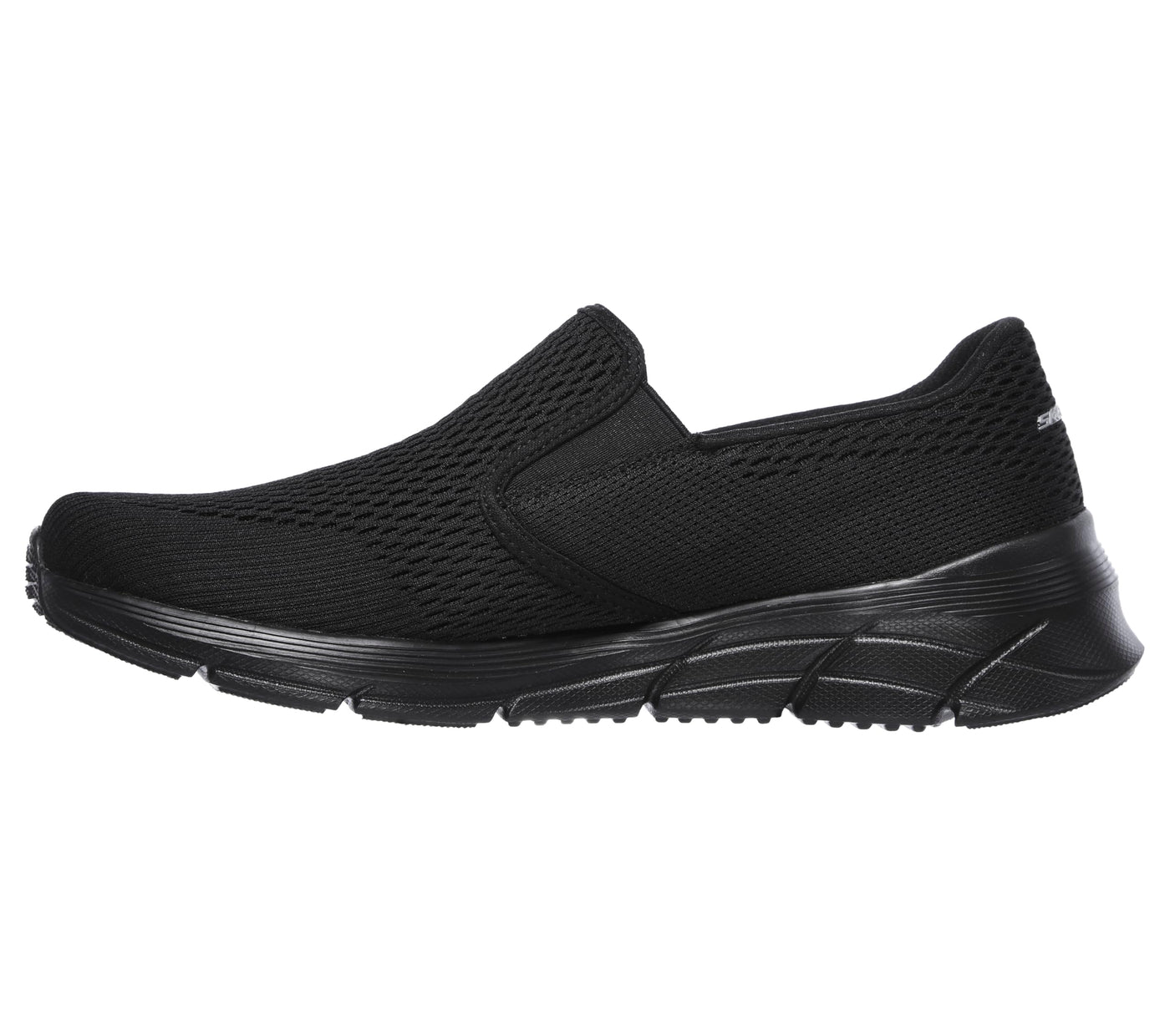 Skechers mens Slip-on Loafer, Black/Black, 14 US