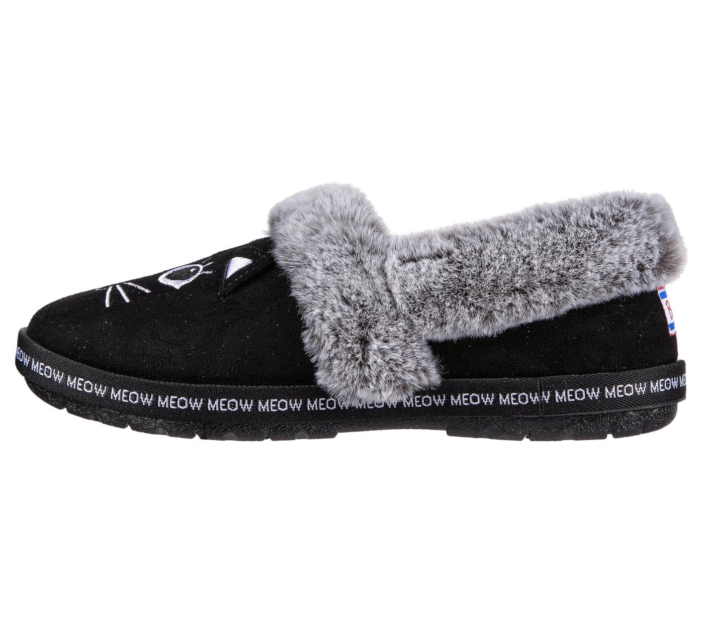 Skechers Women's Too Cozy-Meow Pajamas Slipper, Black, 10