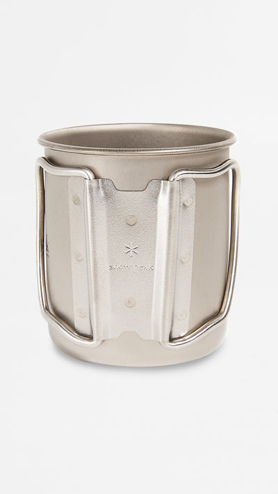Snow Peak Men's Titanium Single Wall 300 Mug, Silver, One Size