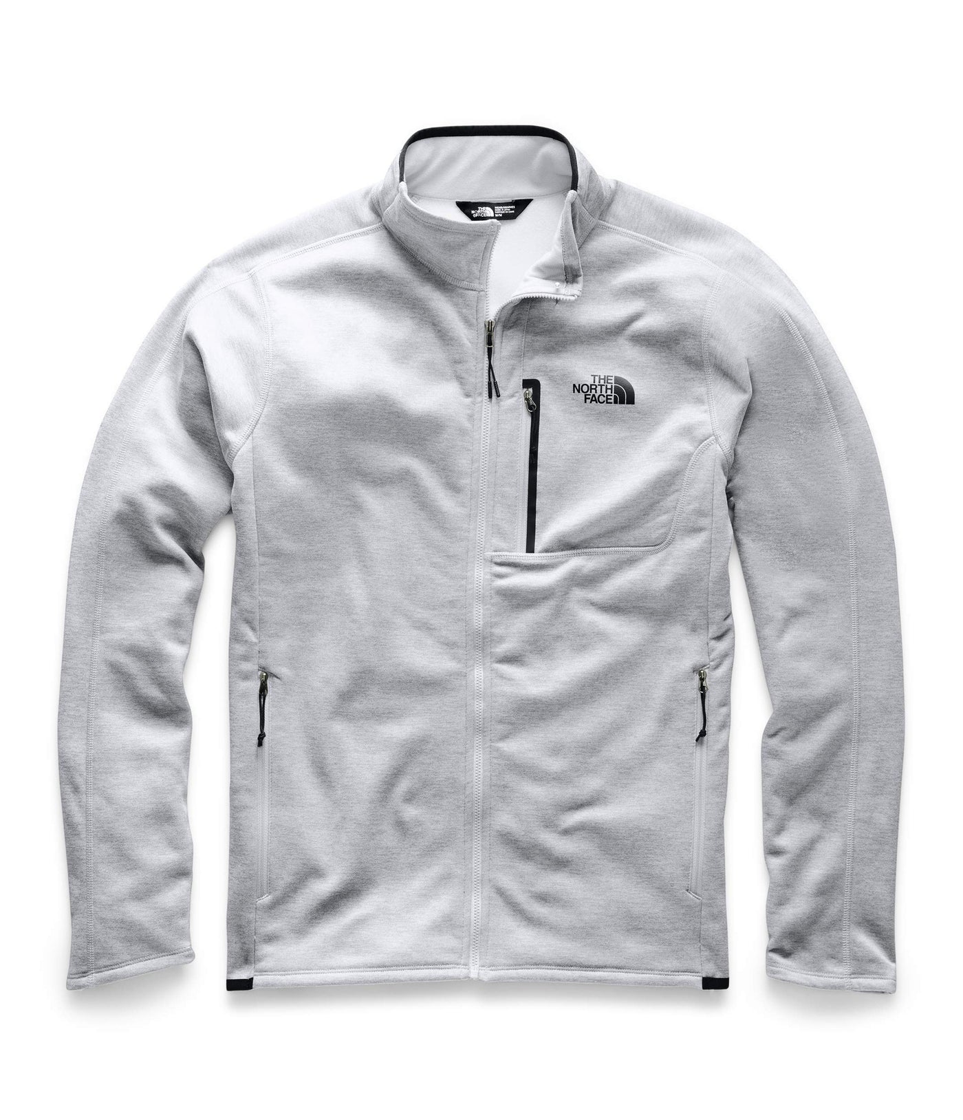 THE NORTH FACE Men's Canyonlands Full Zip Jacket, TNF Light Grey Heather, X-Large