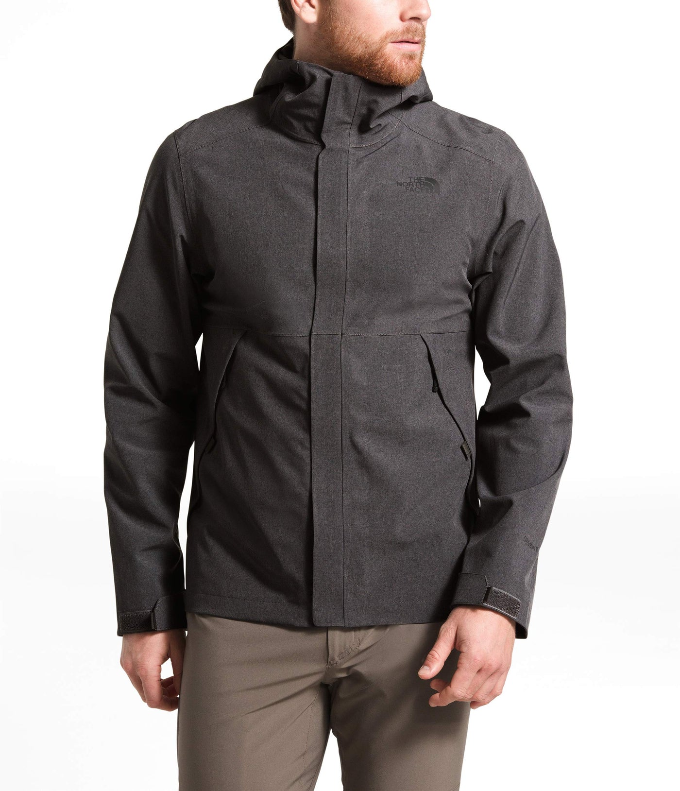 THE NORTH FACE Men's Apex Flex DryVent Jacket, TNF Dark Grey Heather, Small