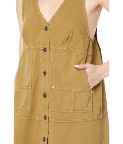 Free People Pocket Full of Sunshine Medium Dusted Military