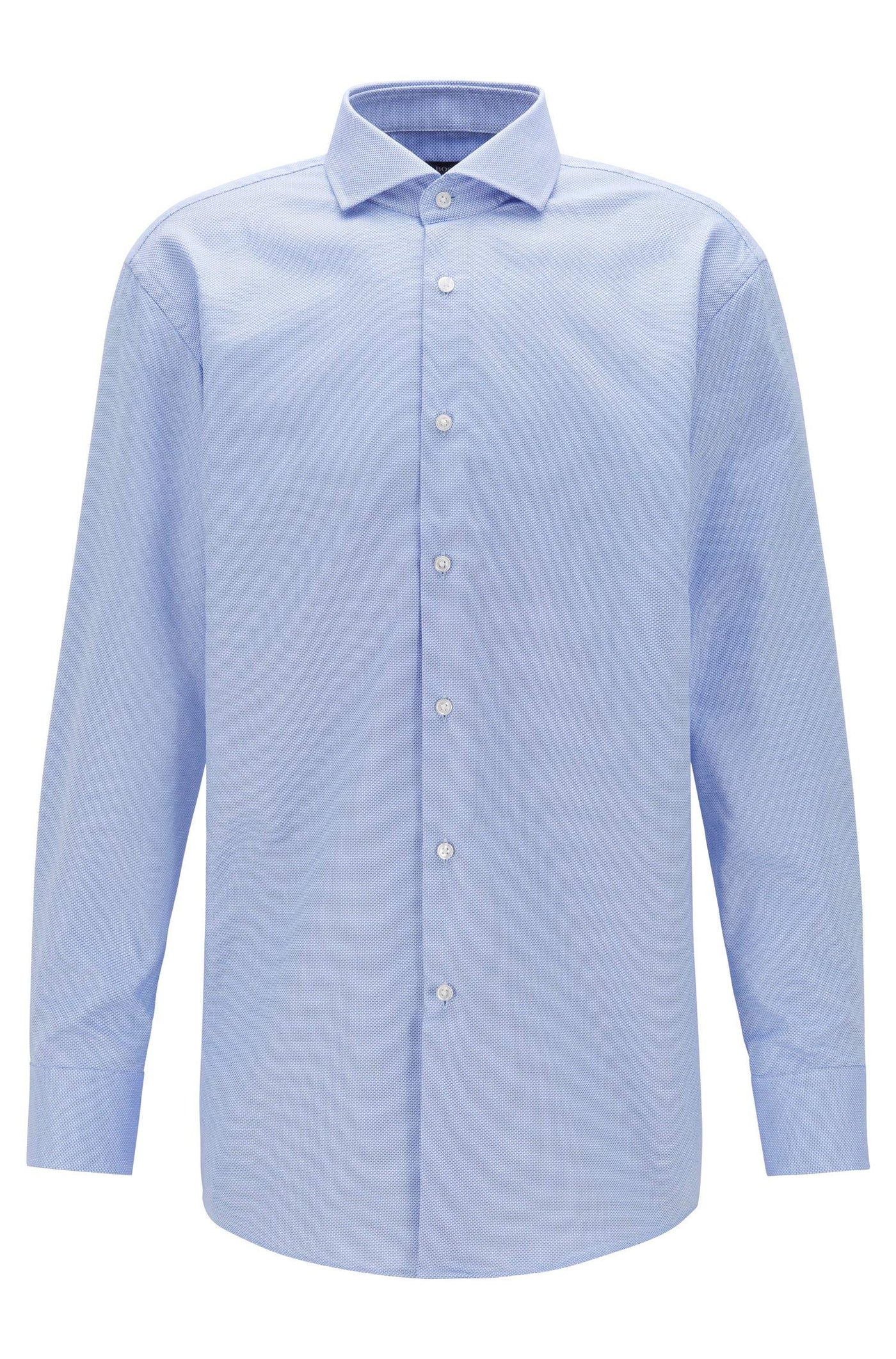 Hugo Boss BOSS Mark Slim Fit Cotton Dress Shirt by BOSS, Light Blue, 14.5 Neck 32-33 Sleeve