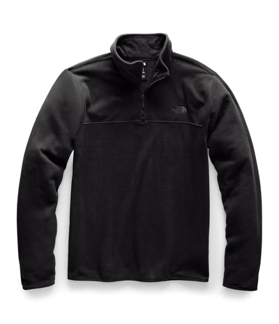 The North Face Men's TKA Glacier ¼ Zip, TNF Black/TNF Black, XL