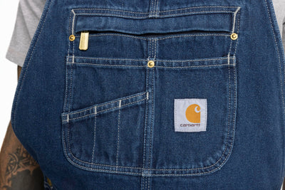 Carhartt Men's Loose Fit Denim Bib Overall 40W x 32L Darkstone