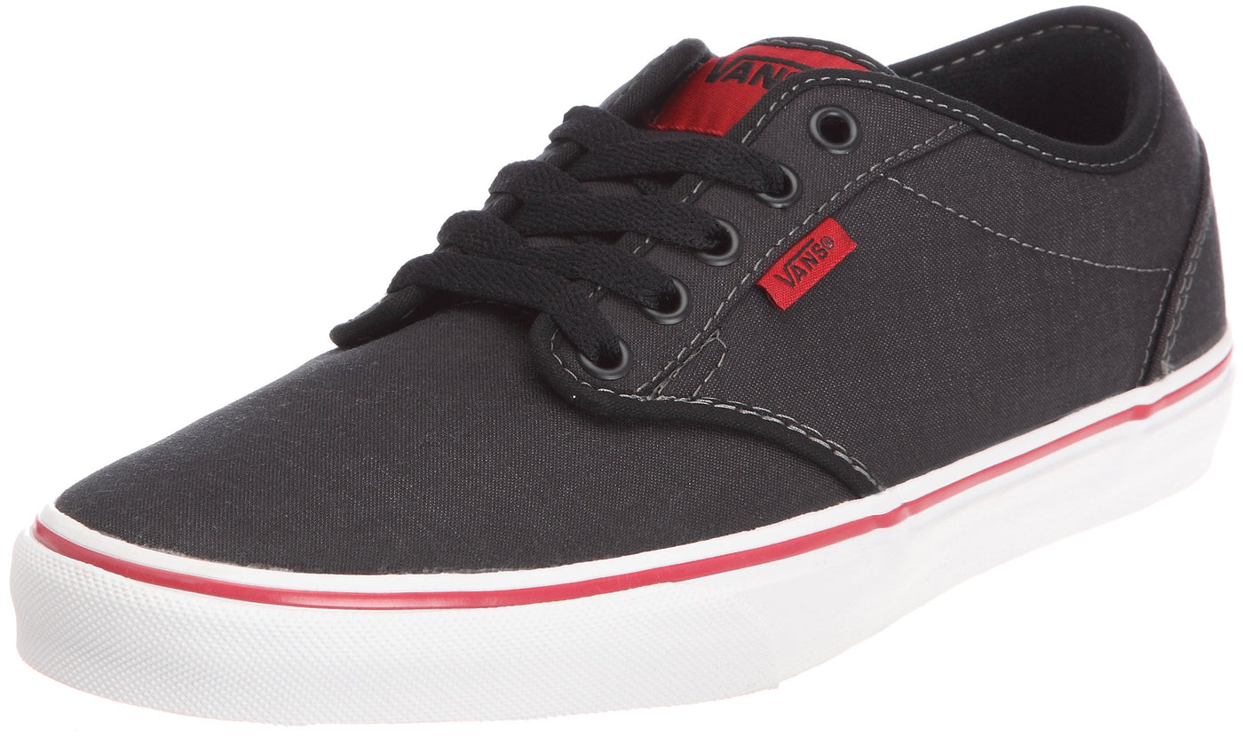 Vans Men's Atwood Canvas Trainers Sneaker, Black/Chili, 9 M US