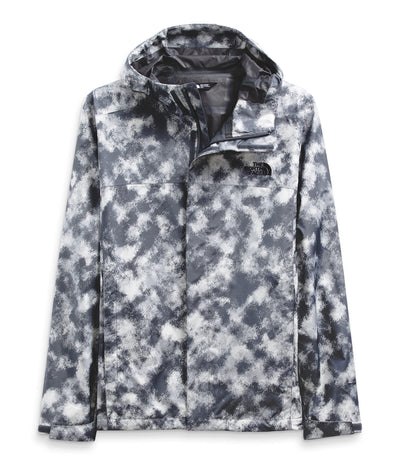 THE NORTH FACE Men’s Venture 2 Waterproof Hooded Rain Jacket (Standard and Big & Tall Size), Vanadis Grey Crosshatch Camo Print, XX-Large