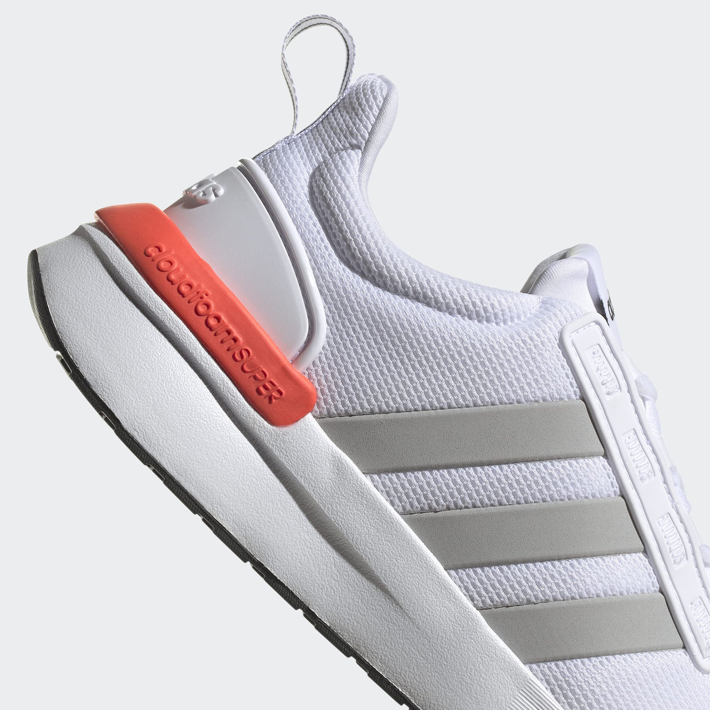 adidas Mens Racer Tr21 Running Sneakers Shoes - White 14 White/Grey/Solar Red