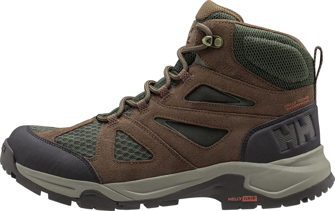 Helly-Hansen Mens Switchback Trail HT Lightweight Supportive Waterproof Hiking Boot, 745 Bushwacker/Forest Night, 13