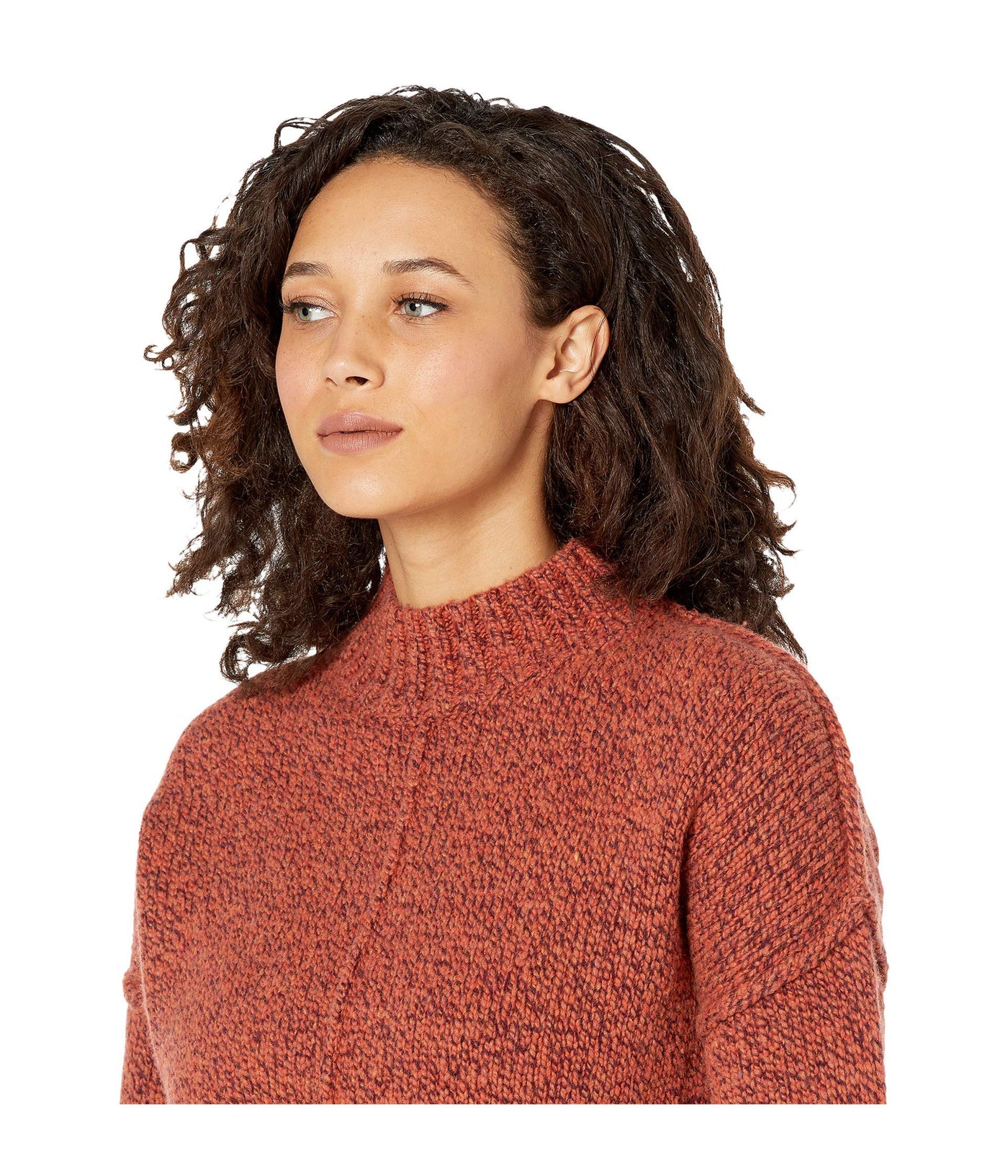 Smartwool Bell Meadow Sweater Small Woodsmoke/Ginger Heather Marl