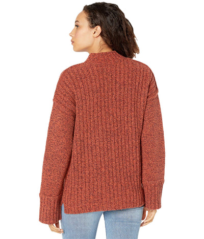 Smartwool Bell Meadow Sweater Small Woodsmoke/Ginger Heather Marl