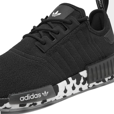 adidas Men's NMD_r1 Gymnastics Shoe, Core Black FTWR White FTWR White, 10