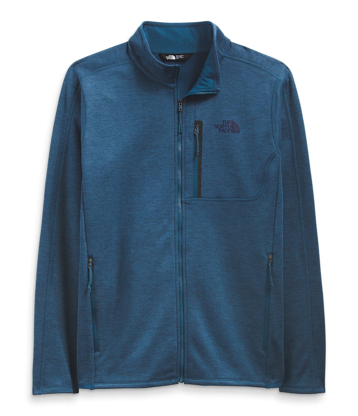 THE NORTH FACE Men's Canyonlands Full Zip, Monterey Blue Heather, Large